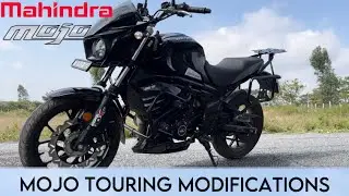 Mahendra mojo 300 touring modifications | modified mojo 300 | motofuzo | Raghudsp