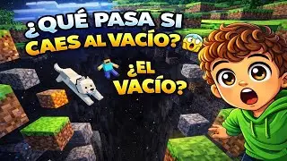 😱 &iquest;Qu&eacute; pasa si caes al VAC&Iacute;O en Minecraft? 🕳️🧱 | Experimentos extremos