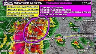 Tornado Warning issued for portions of Charlotta area