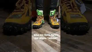 NIKE AIR TERRA FORMA X OFF-WHITE 🌾 VISUAL ON FEET! #shorts #offwhite #sneakers #shoes