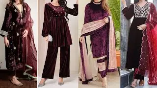 Winter special latest velvet suit designs 😍 | pakistani designs 💯 #voicebyalshifaansari10 #2026 