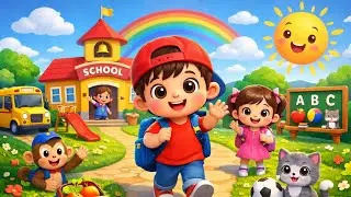 Golu Chala School | Kids Fun School Song | Hindi Nursery Rhyme