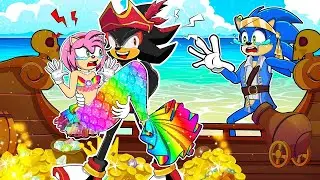 Help!! Sonic Rescue Amy Mermaid Sonic the Hedgehog - Movie Sonic