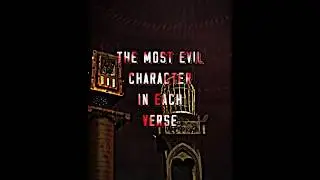 THE MOST EVIL CHARACTER IN EACH VERSE | #shorts #fiction #evil