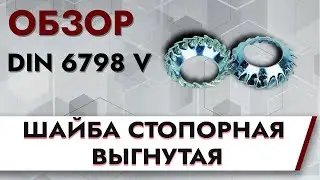DIN 6798 V Шайба стопорная выгнутая | Обзор