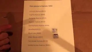 Rare McDonalds Monopoly Pieces USA Canada 2014