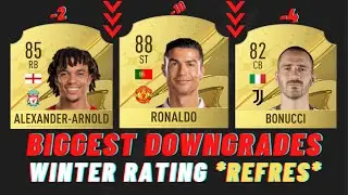 FIFA 23 | BIGGEST WINTER RATING DOWNGRADES! 😱🔥 ft.Alexander-Arnold , Ronaldo, Bonucci&hellip;