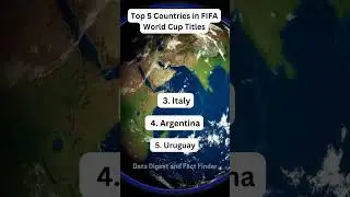 Top 5 Countries in FIFA World Cup Titles #FIFAWorldCup#Football #Top5Countries#WorldChampions#Soccer