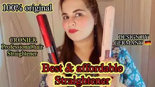 Best & affordable straightener in Pakistan| CRONIER professional hair straightener