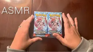 ASMR: Pokemon Scarlet and Violet Journey Together Pack Opening (Up Close Whisper)