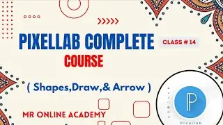 How to create custom shapes in pixellab |How to use draw tool in pixellab |