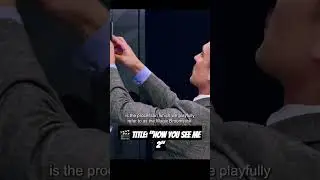 What if he just went around the machine and go ' mmm interesting 