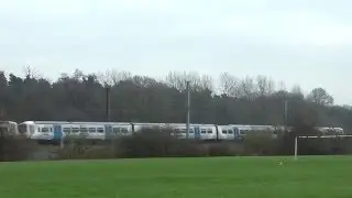 Govia Great Northern 365 blasts through Hatfield, ECML (14/12/15)