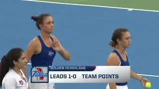 2018 American Athletic Conference Women's Tennis Championship Highlights - Tulsa 4, SMU 0