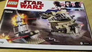 LEGO STAR WARS - Rebel Sandspeeder - unboxing and build