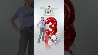 Урок по созданию композиции из цифр из воздушных шариков 🐶