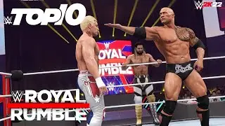 Royal Rumble 2023 TOP 10 Predictions! WWE 2K22