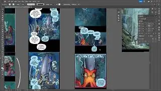Star Cat and Sun Bear work, adding sequential art