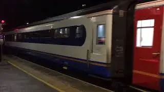 East Midlands Trains HST Power Cars 43045+43076 At Sheffield From London ST Pancras To Leeds