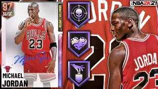 GALAXY OPAL MICHAEL JORDAN GAMEPLAY! HE MAY BE THE GOAT IRL BUT IS HE THE GOAT IN NBA 2K21 MyTEAM?