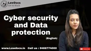 Cyber Security and Data Protection-English | LawDocs | Online Legal Services | Get In Black