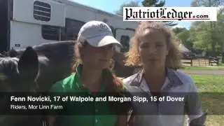 Event riders from Walpole's Mor Linn Farm discuss preparing for the competition.