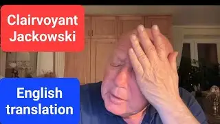 Sirens; Gas Ex-plosion. English CC. Polish clairvoyant Krzysztof Jackowski's predictions