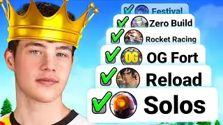 Я не остановлюсь, пока не выиграю все режимы Fortnite подряд.