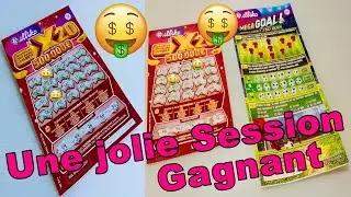 GRATTAGE FDJ🍀  Une Jolie Session  Gagnant 2 X20  Vs 1 MEGA GOAL🤑😉👏