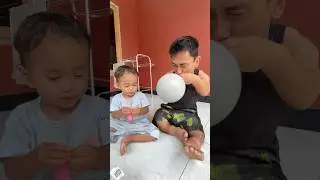 Tiup balon sampai besar #shorts