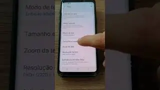 Como aumentar as letras do celular #samsung #dicas #celular