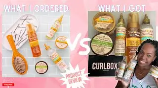 CURL BOX REVIEW - Creme of Nature Refresh Scalp Box