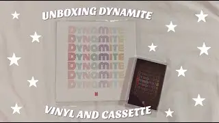[UNBOXING] BTS Dynamite Vinyl and Cassette
