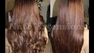 140 m&egrave;ches a froid 63 cm chocolat elite extensions