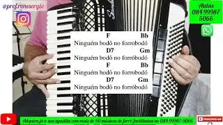Como Tocar na Sanfona a Música 