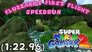 *WR* Super Mario Galaxy 2 - Fluzzard's First Flight Speedrun (1:22.96)