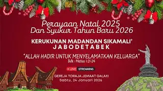 [LIVE EVENT]  Perayaan Natal & Syukur Tahun Baru 2026 Kerukunan Madandan Sikamali' Jabodetabek
