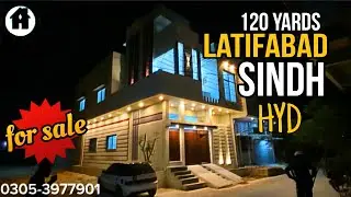 Modern design 120 yards house for sell inLATIFABAD SINDH Hyderabad...