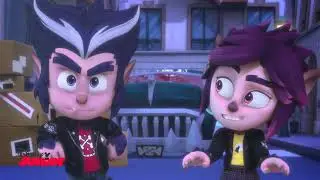 PJ Masks Power Heroes S6E17 Let it Howl; Wolfy Treasure Hunt