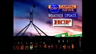Ten Capital News NSW/ACT - Weather Update (3.8.1998)