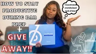 HOW TO STAY PRODUCTIVE DURING BAR EXAM PREP + BARBRI FLASHCARDS GIVEAWAY!!