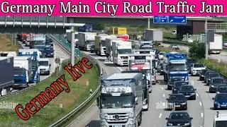 4kGermany's main city traffic jams are the most dangerous scene /2024 / live