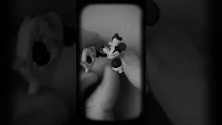 Crafting MICKEY MOUSE in Classic Black & White! #steamboatwillie #polymerclay #disney