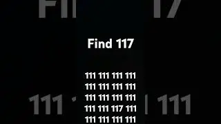 Find 117!!!