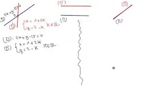 position relative de deux droites ( l'une équation carté .et l'autre à une équation paramétrique )
