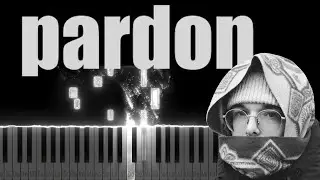 Wallace Cleaver - pardon (Piano Tutoriel & Cover) - Niveau Difficile