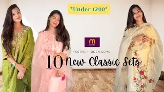 10 *Meesho* Classic Festive Finds💯 Hidden Gems ✅ #meeshohaul #festivehaul 