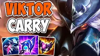 KOREAN CHALLENGER CARRIES HIS TEAM WITH VIKTOR! | CHALLENGER VIKTOR MID GAMEPLAY | Patch 12.17