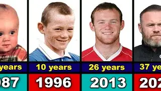 Wayne Rooney from 1987 to 2023