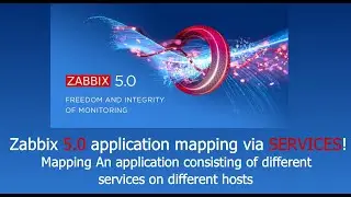 Zabbix Application Mapping via Services(App consisting of different services on different hosts)